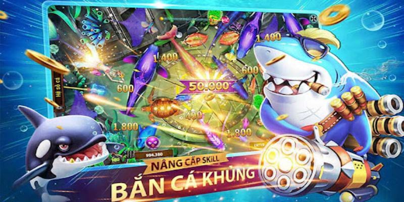 Các trò chơi hấp dẫn thuộc Game bắn cá phát phát tại Game bài đổi thưởng