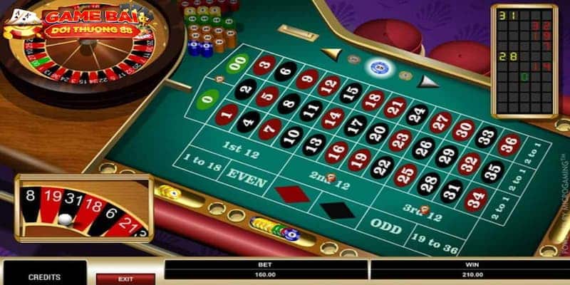 Kết cấu bàn chơi của 3d roulette game